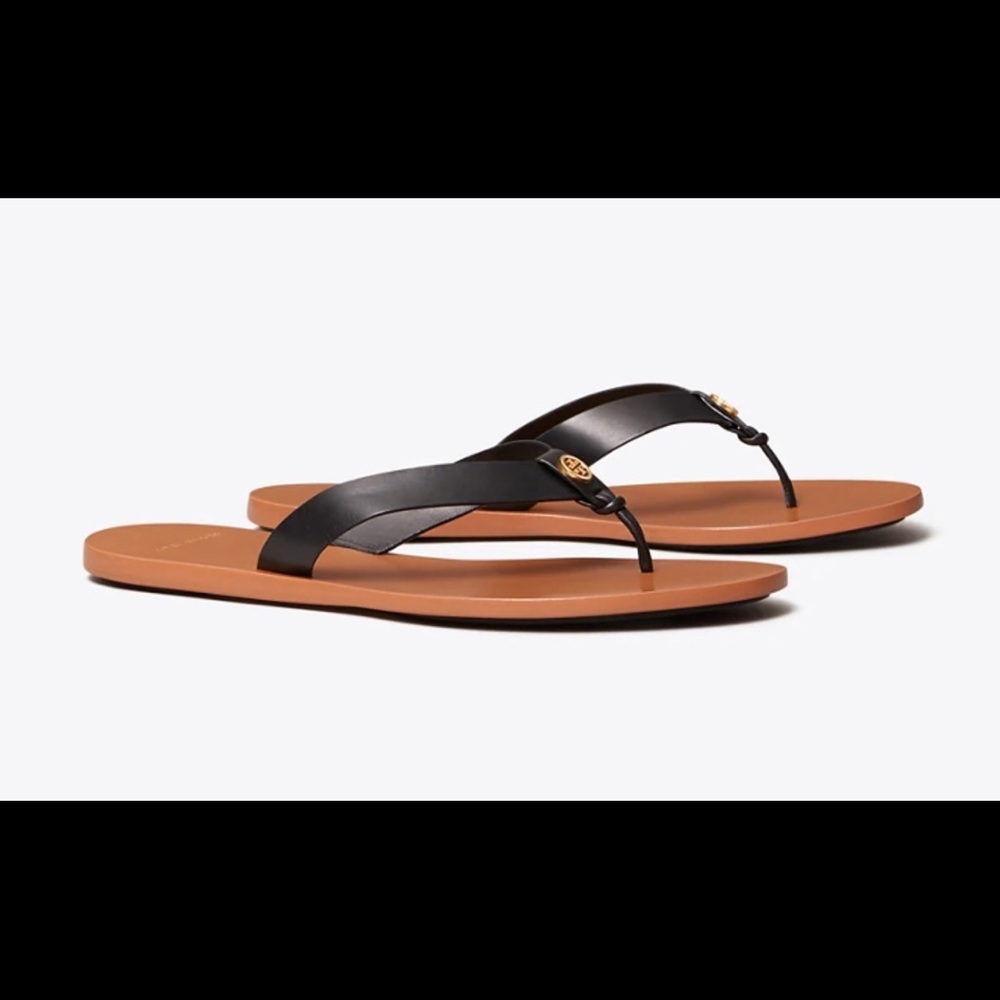 Black Tory Burch Manson sandals